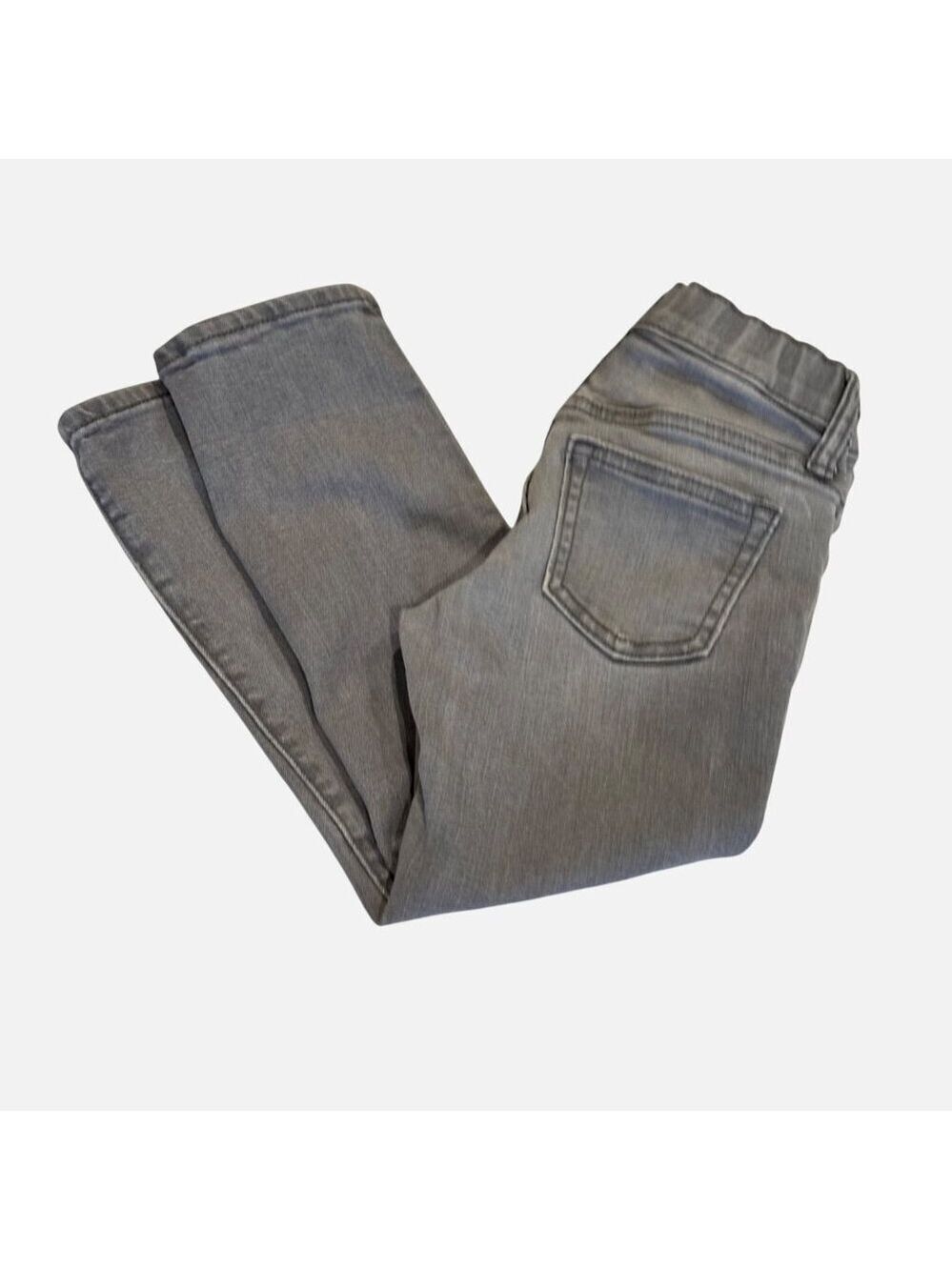 Old Navy Toddler Boys Jeans 5T Gray Karate Indigo Adjustable Waist Built In Flex